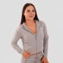 Ženska dukserica TRN Zip-Up Grey – GymBeam M