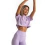 Ženski Crop Top Limitless Lavender - GymBeam XL