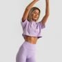 Ženski Crop Top Limitless Lavender - GymBeam XL