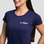 Women’s Basic T-Shirt Navy Blue - GymBeam XL