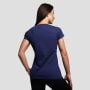 Women’s Basic T-Shirt Navy Blue - GymBeam XL