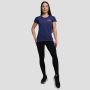 Women’s Basic T-Shirt Navy Blue - GymBeam XL