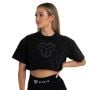 Ženska majica CropTop Washed Black - STRIX L