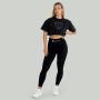 Ženska majica CropTop Washed Black - STRIX L