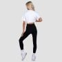 Women‘s Earned Cropped T-shirt White - GymBeam L