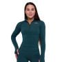 Ženska sportska majica Ignite Dark Green - GymBeam M