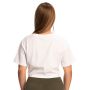 Ženski Crop Top Limitless White - GymBeam S