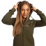 Ženska dukserica Limitless Zip Up Espresso - GymBeam XL