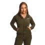 Ženska dukserica Limitless Zip Up Espresso - GymBeam XL