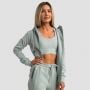 Ženska dukserica Limitless Zip Up Eucalypt - GymBeam S