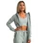 Ženska dukserica Limitless Zip Up Eucalypt - GymBeam S