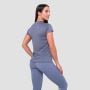 Ženska majica Mesh Essence Denim Blue - GymBeam S