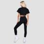 Ženski Crop Top Thrive Black - GymBeam L