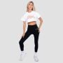 Ženski Crop Top Thrive White - GymBeam L