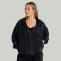 Ženska dukserica Zip Up Washed Black - STRIX L