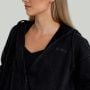 Ženska dukserica Zip Up Washed Black - STRIX L