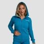 Ženska dukserica Limitless Zip Up Aquamarine - GymBeam M