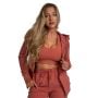 Ženska dukserica Limitless Zip Up Cinnamon - GymBeam S