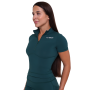 Ženska majica Ignite Cropped Dark Green - GymBeam XXL