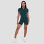 Ženska majica Ignite Cropped Dark Green - GymBeam XXL
