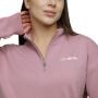 Women‘s Agile 1/2 Zip Jumper Woodrose - GymBeam XL
