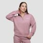 Women‘s Agile 1/2 Zip Jumper Woodrose - GymBeam XL
