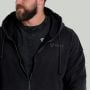 Muška dukserica Zip Up Washed Black - STRIX M
