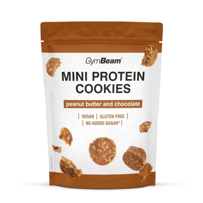 Mini Protein Cookies - GymBeam 100 g - kikiriki maslac čokolada