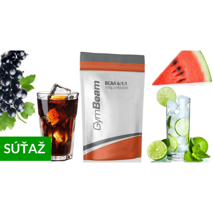 Bcaa 4:1:1 Instant - GymBeam 500 g - limun - limeta