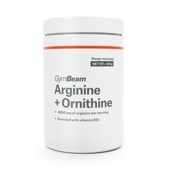Arginin + Ornitin - GymBeam 420 g - limun - limeta