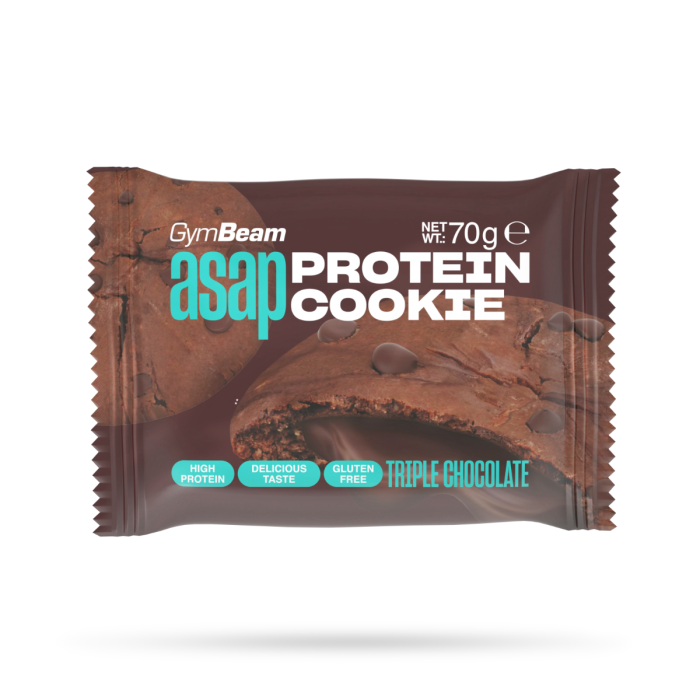 ASAP Protein Cookie - GymBeam 70 g - trostruka čokolada