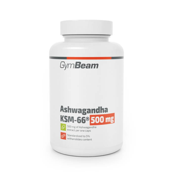 Ashwagandha KSM-66® 500 mg - GymBeam 90 kaps.