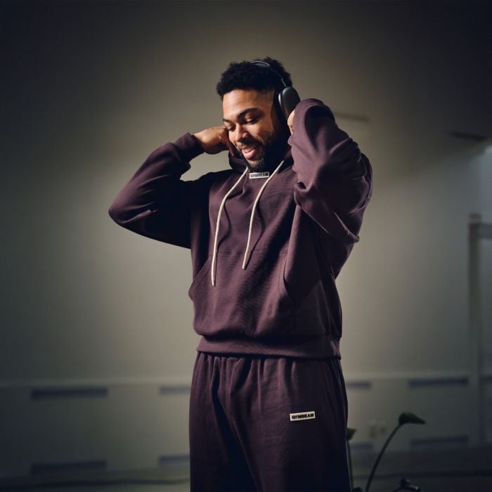 Muška dukserica Aura Tee Brown - GymBeam XXL