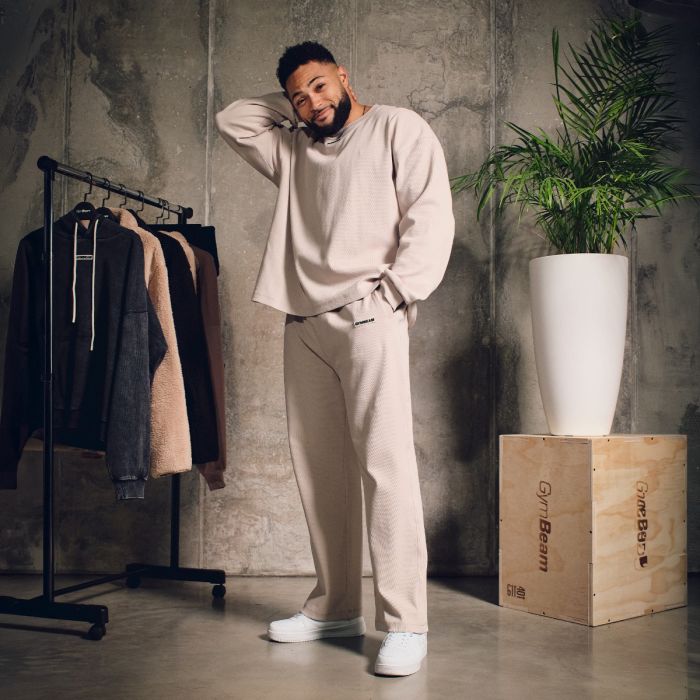 Muška trenirka Aura Grey - GymBeam L