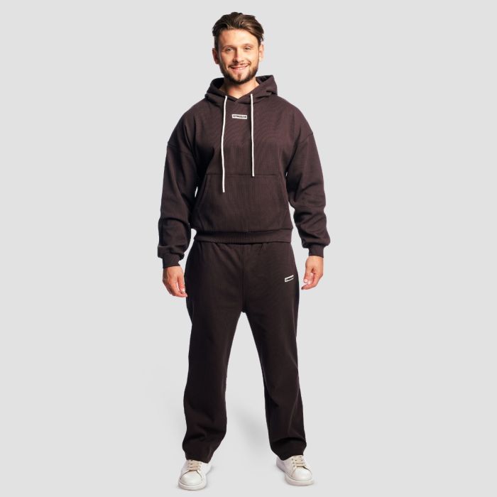 Muška dukserica Aura Tee Brown - GymBeam XXL