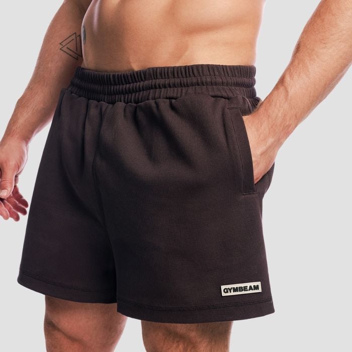 Kratke hlače Aura Tee Brown - GymBeam L