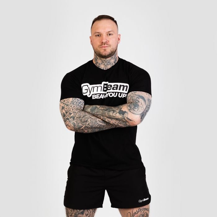 Beam T-shirt Black - GymBeam L