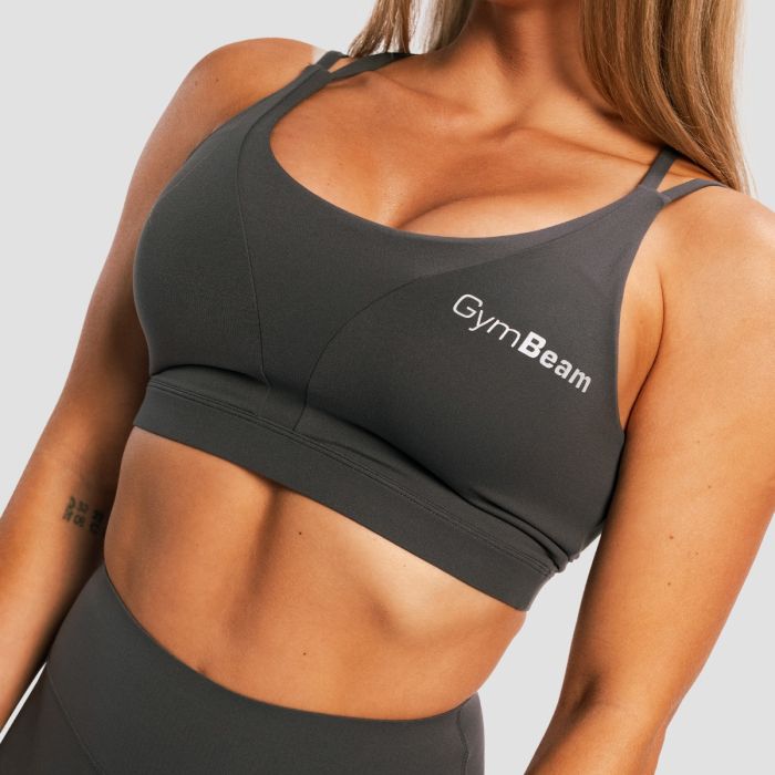 Sportski grudnjak BEAT Charcoal - GymBeam XXL
