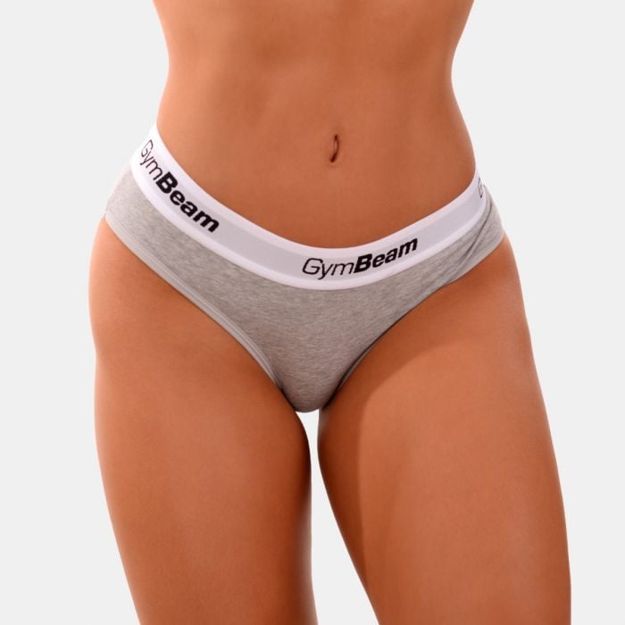 Bikini Briefs 3Pack Grey - GymBeam L