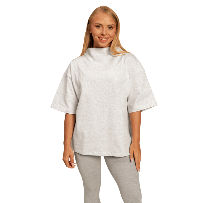 Women‘s Bliss Oversized top Grey - BeastPink M