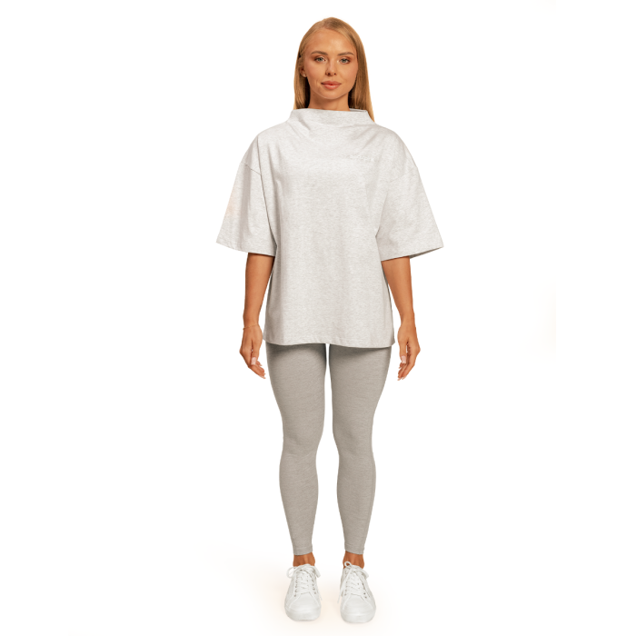 Women‘s Bliss Oversized top Grey - BeastPink M