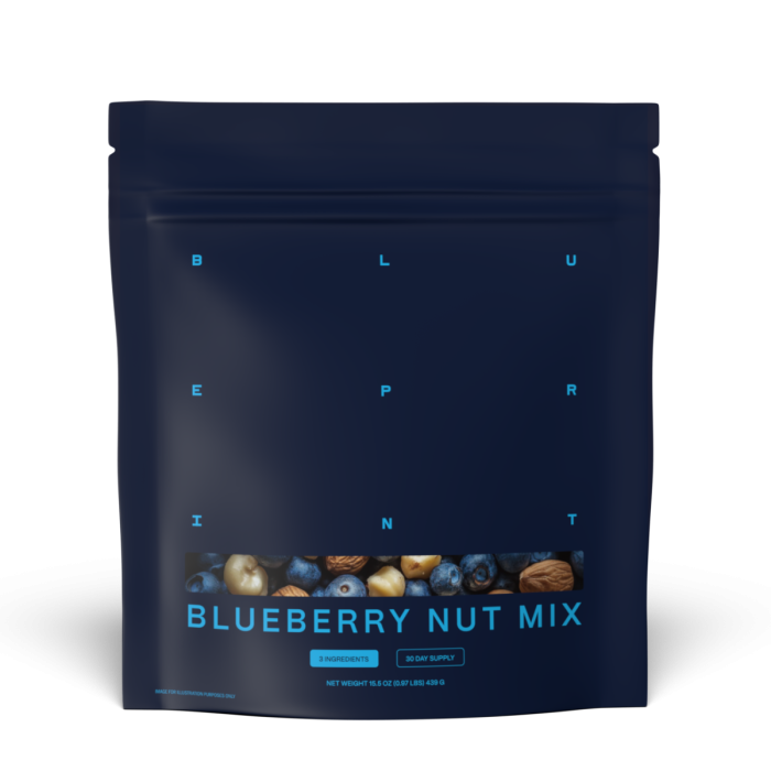 Blueberry Nut Mix - Blueprint 439 g