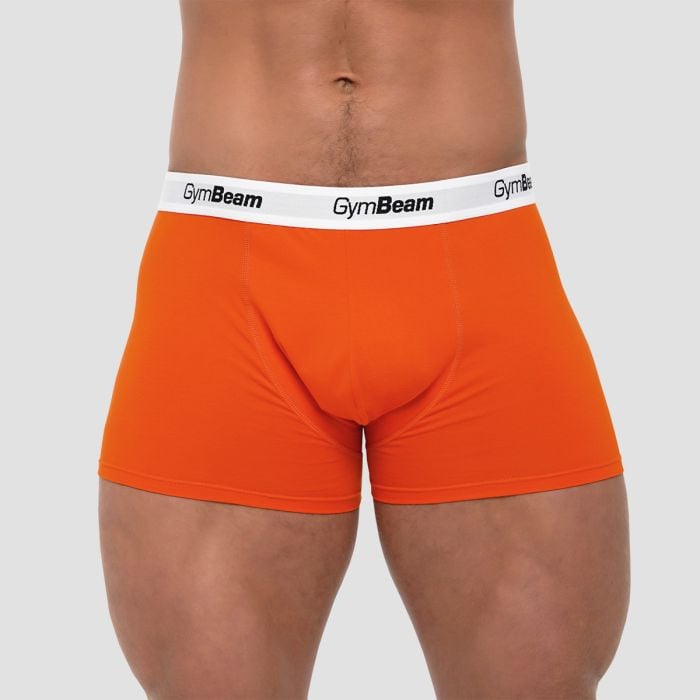 Boxer briefs Essentials 3Pack Orange - GymBeam XXL