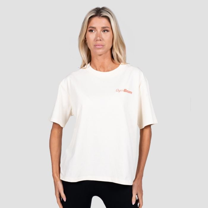 Majica Budapest Cream - GymBeam XXL