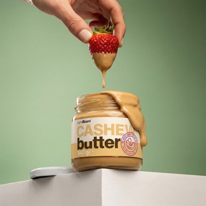 Maslac od indijskih oraščića - GymBeam 340 g - glatko