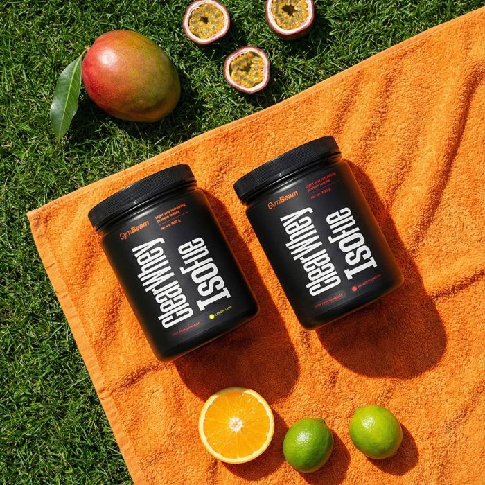 Clear Whey IsoFue - GymBeam 500 g - ledeni čaj breskva