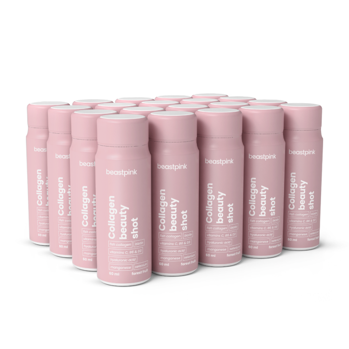 Kolagen Beauty Shot - BeastPink 60 ml - šumsko voće