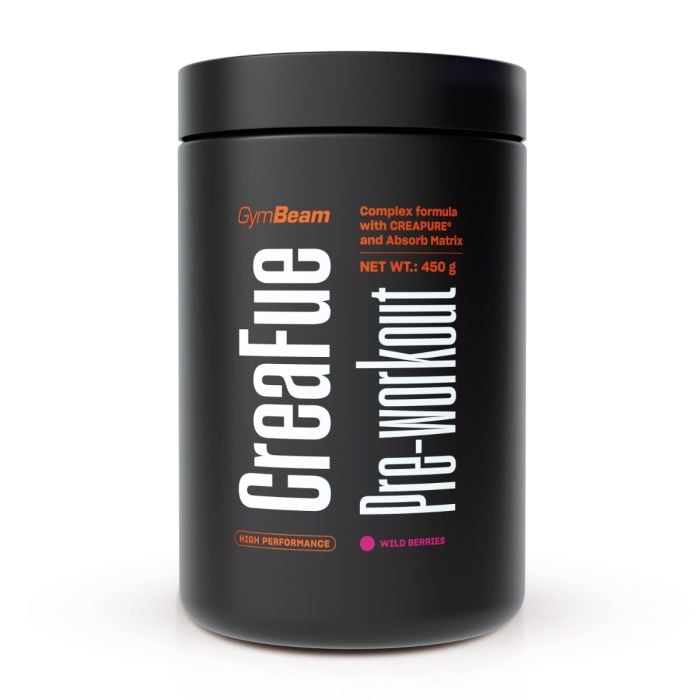 CreaFue Pre-workout - GymBeam 450 g - šumsko voće