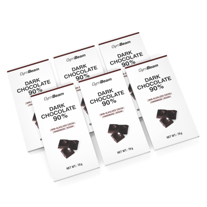 90% tamna čokolada - GymBeam 70 g