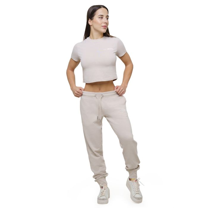 Ženska majica Agile Cropped Desert - GymBeam XS